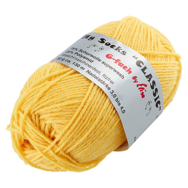 ELISA My Socks Classic Sockenwolle 6-fach 50g 130m
