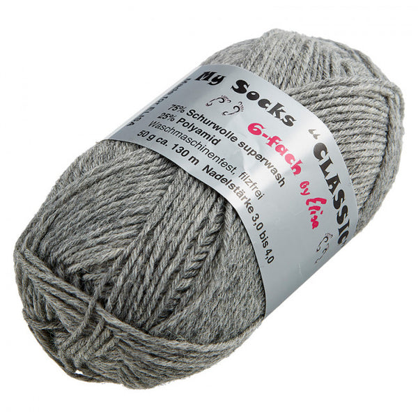 ELISA My Socks Classic Sockenwolle 6-fach 50g 130m