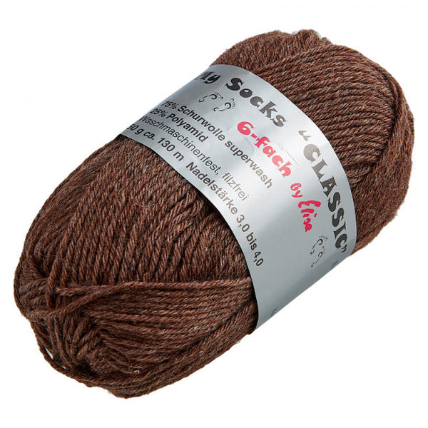 ELISA My Socks Classic Sockenwolle 6-fach 50g 130m