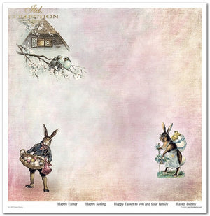 Easter Bunny Papier-Set 320x310mm 200g 11 Blatt