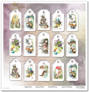 Easter Bunny Papier-Set 320x310mm 200g 11 Blatt