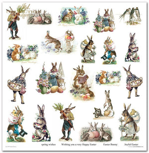 Easter Bunny Papier-Set 320x310mm 200g 11 Blatt