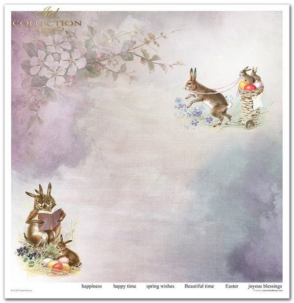Easter Bunny Papier-Set 320x310mm 200g 11 Blatt