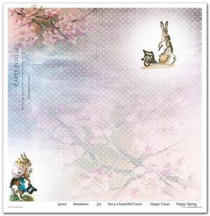 Easter Bunny Papier-Set 320x310mm 200g 11 Blatt
