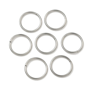 Edelstahl Zwischenringe 14mm 30 Stück