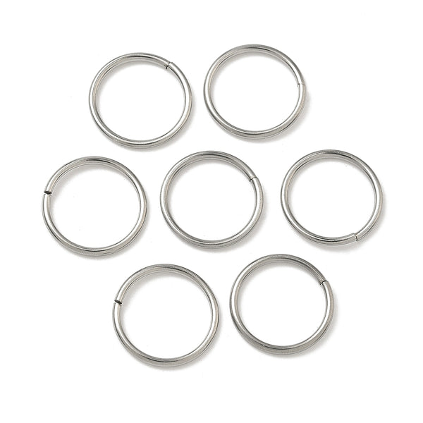 Edelstahl Zwischenringe 14mm 30 Stück