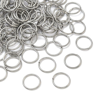 Edelstahl Zwischenringe 14mm 30 Stück