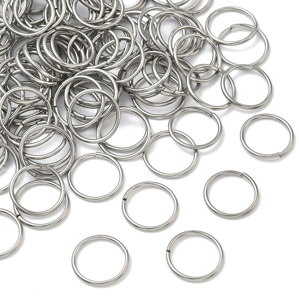 Edelstahl Zwischenringe 14mm 30 Stück