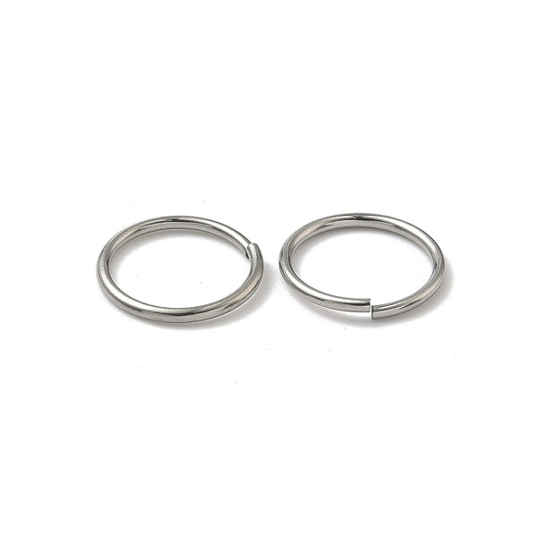 Edelstahl Zwischenringe 14mm 30 Stück