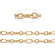 Edelstahl Figaro-Kette 304 ungeöffnet goldfarben 6x3x+4x3x0,7mm 1m