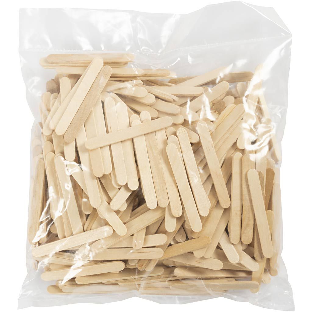 Eisstiele Bastelhölzer mini natur 5,5cm x 6mm 400 Stück