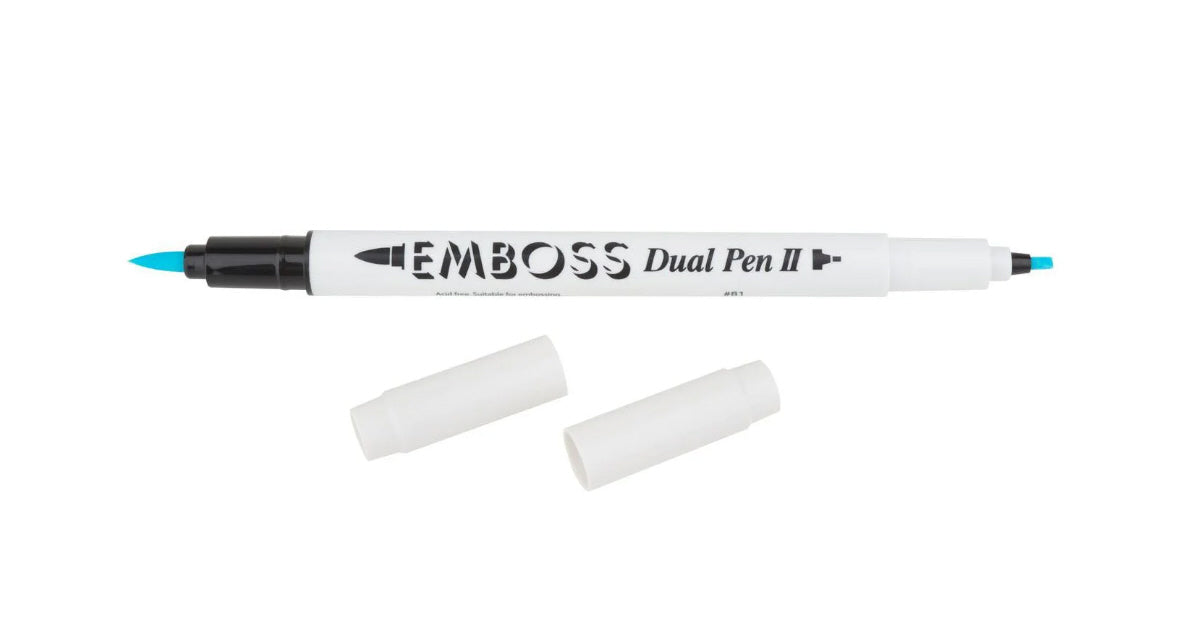 Tsukineko Emboss-Dual-Pen transparent 2-seitig