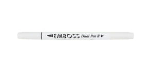Tsukineko Emboss-Dual-Pen transparent 2-seitig