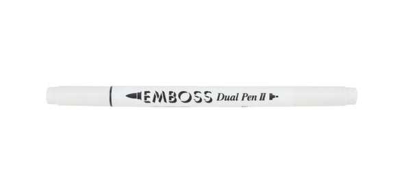 Tsukineko Emboss-Dual-Pen transparent 2-seitig