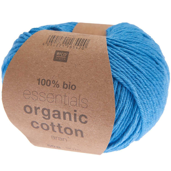 Rico Essential Organic Cotton Aran Baumwollgarn 100% BIO 50g/90m