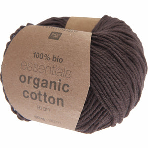 Rico Essential Organic Cotton Aran Baumwollgarn 100% BIO 50g/90m