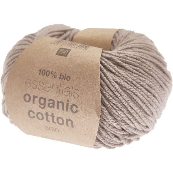 Rico Essential Organic Cotton Aran Baumwollgarn 100% BIO 50g/90m
