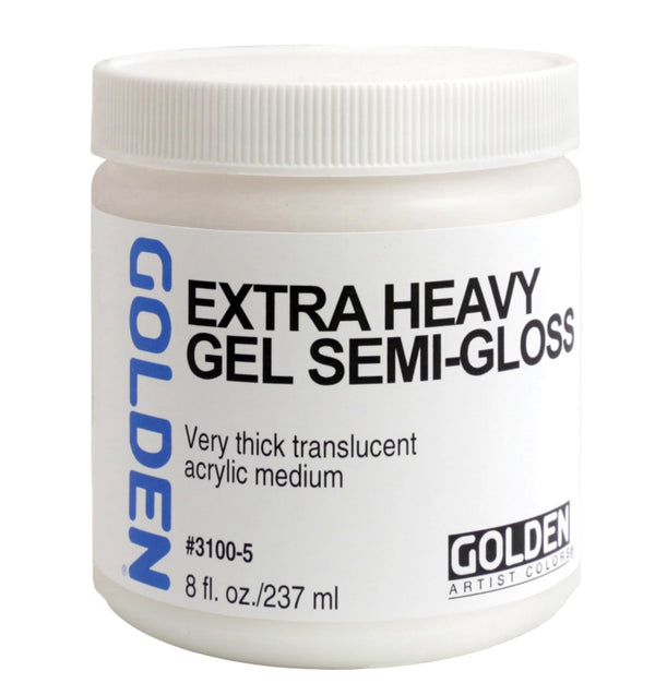 Golden Acrylics Extra Heavy Gel Semi-gloss 237ml