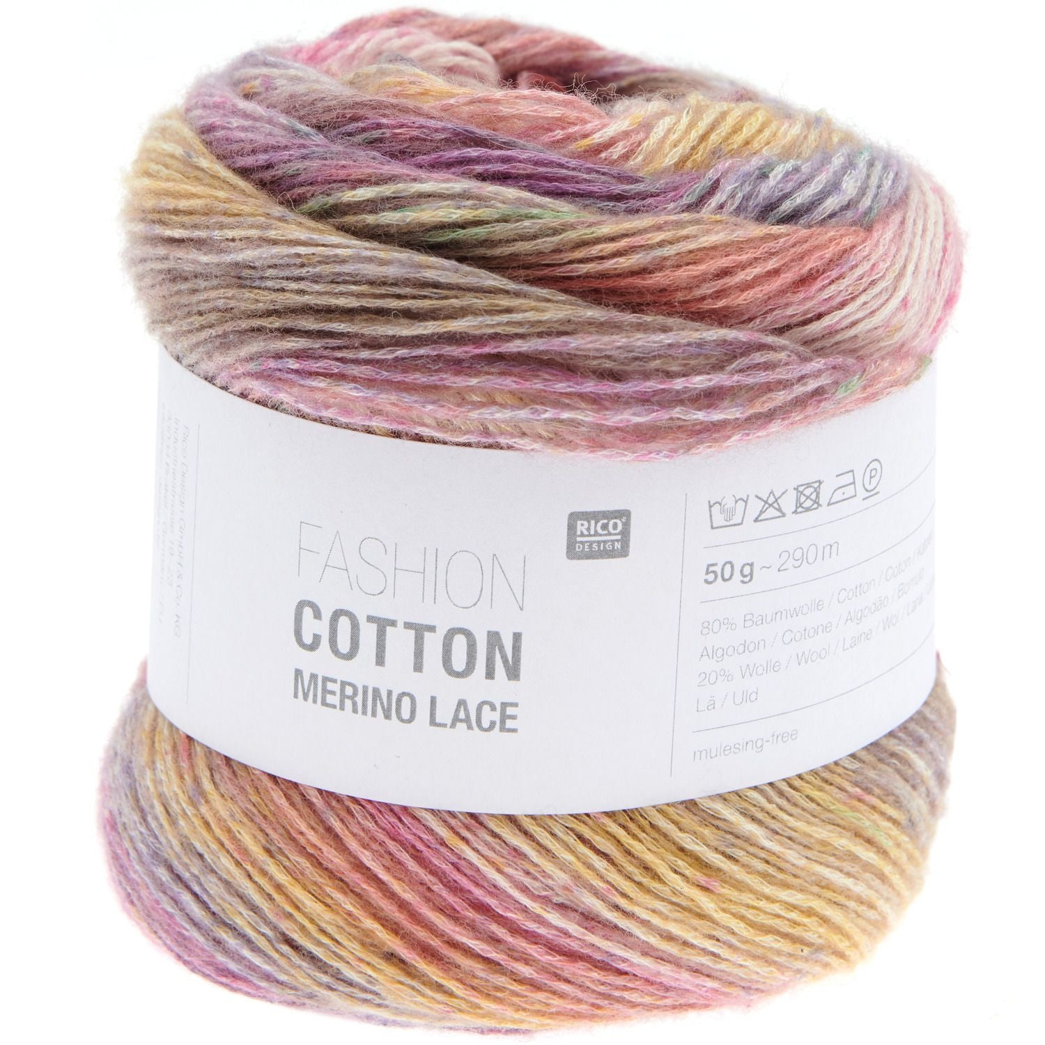 Modische Baumwoll-Merino-Spitze, 50 g, 290 m, Rio Design