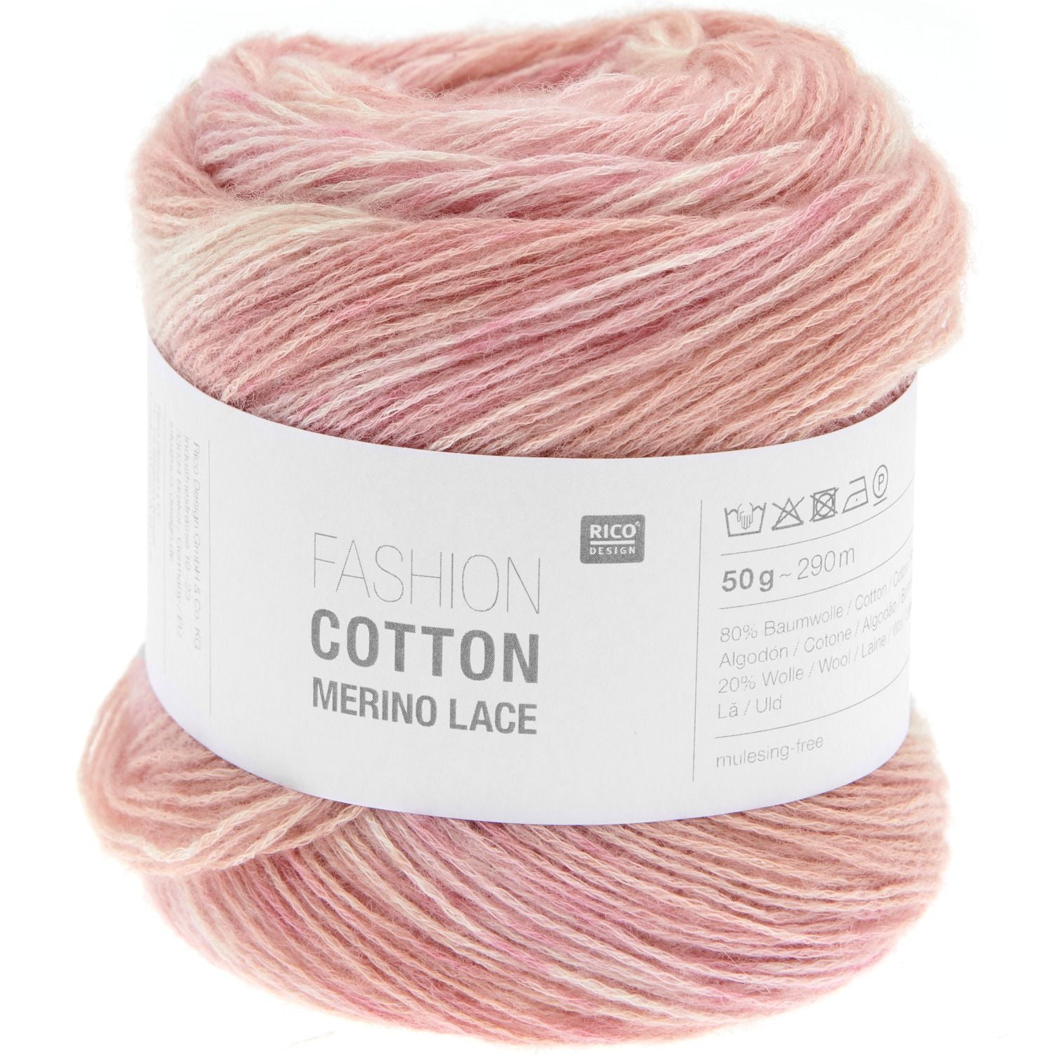 Modische Baumwoll-Merino-Spitze, 50 g, 290 m, Rio Design
