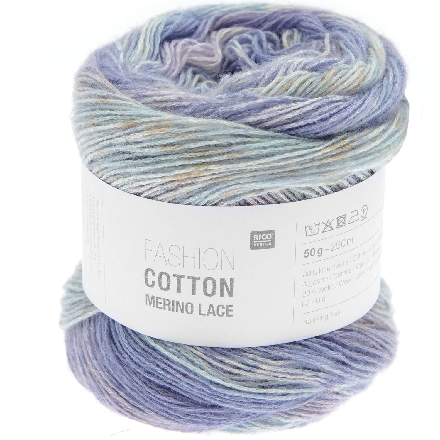Modische Baumwoll-Merino-Spitze, 50 g, 290 m, Rio Design