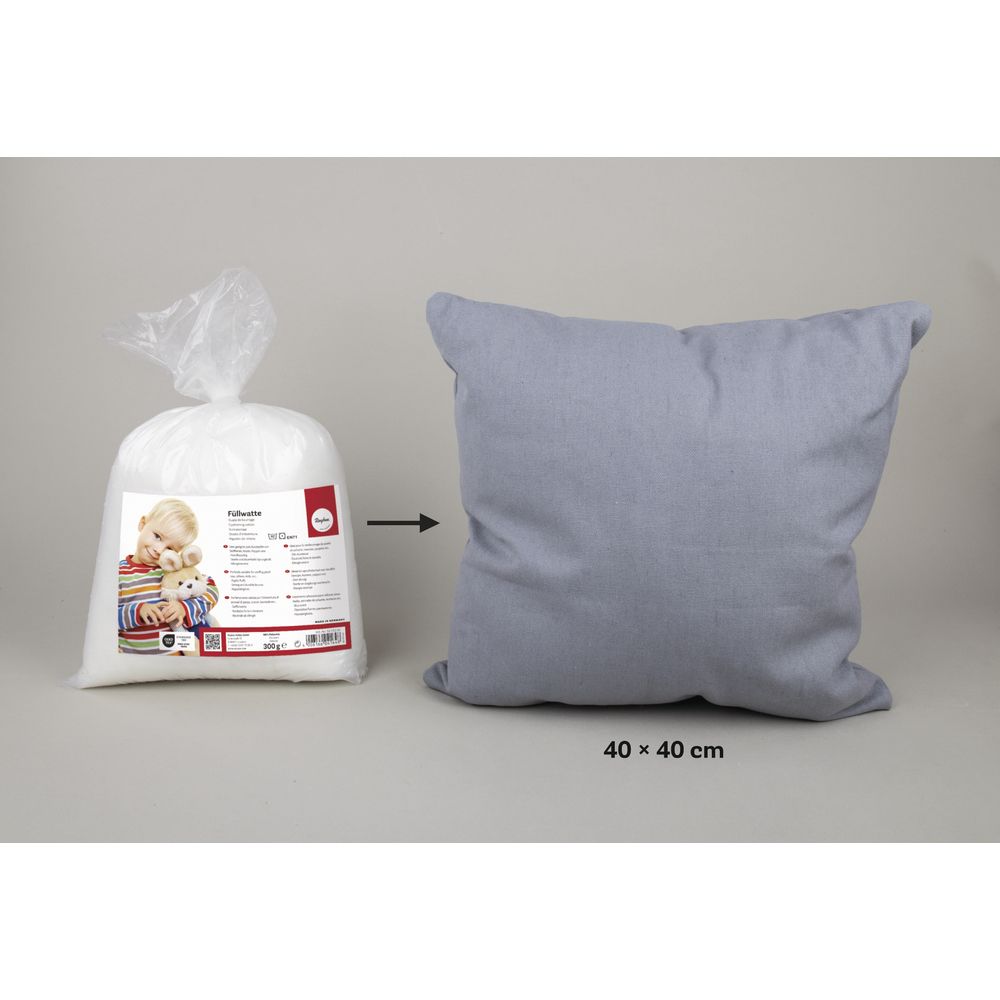 Füllwatte hochflauschig Flocken Beutel 300g