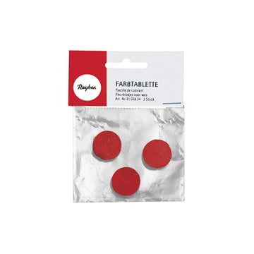 Färbewachs Färbtabletten für Wachs und Kerzengel ø 2cm 3 Stück