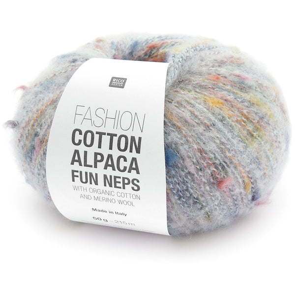 Fashion Cotton Alpaca Fun Neps Mischgarn Bio-Baumwolle 50g 215m