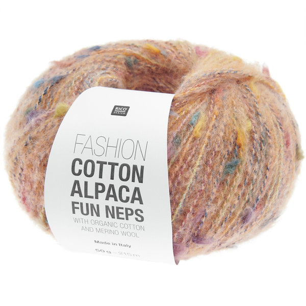 Fashion Cotton Alpaca Fun Neps Mischgarn Bio-Baumwolle 50g 215m