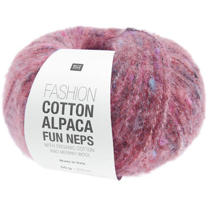 Fashion Cotton Alpaca Fun Neps Mischgarn Bio-Baumwolle 50g 215m