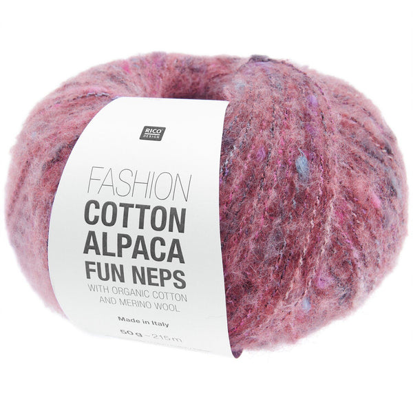 Fashion Cotton Alpaca Fun Neps Mischgarn Bio-Baumwolle 50g 215m