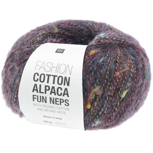Fashion Cotton Alpaca Fun Neps Mischgarn Bio-Baumwolle 50g 215m