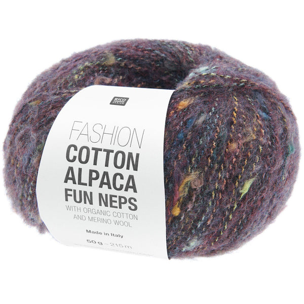 Fashion Cotton Alpaca Fun Neps Mischgarn Bio-Baumwolle 50g 215m