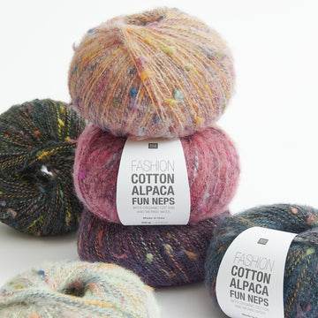 Fashion Cotton Alpaca Fun Neps Mischgarn Bio-Baumwolle 50g 215m
