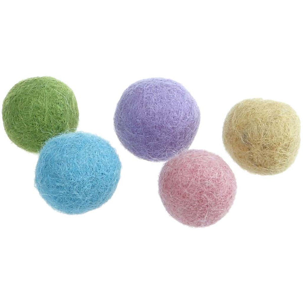 Filzkugeln bunt gemischt 20mm 64 Stück