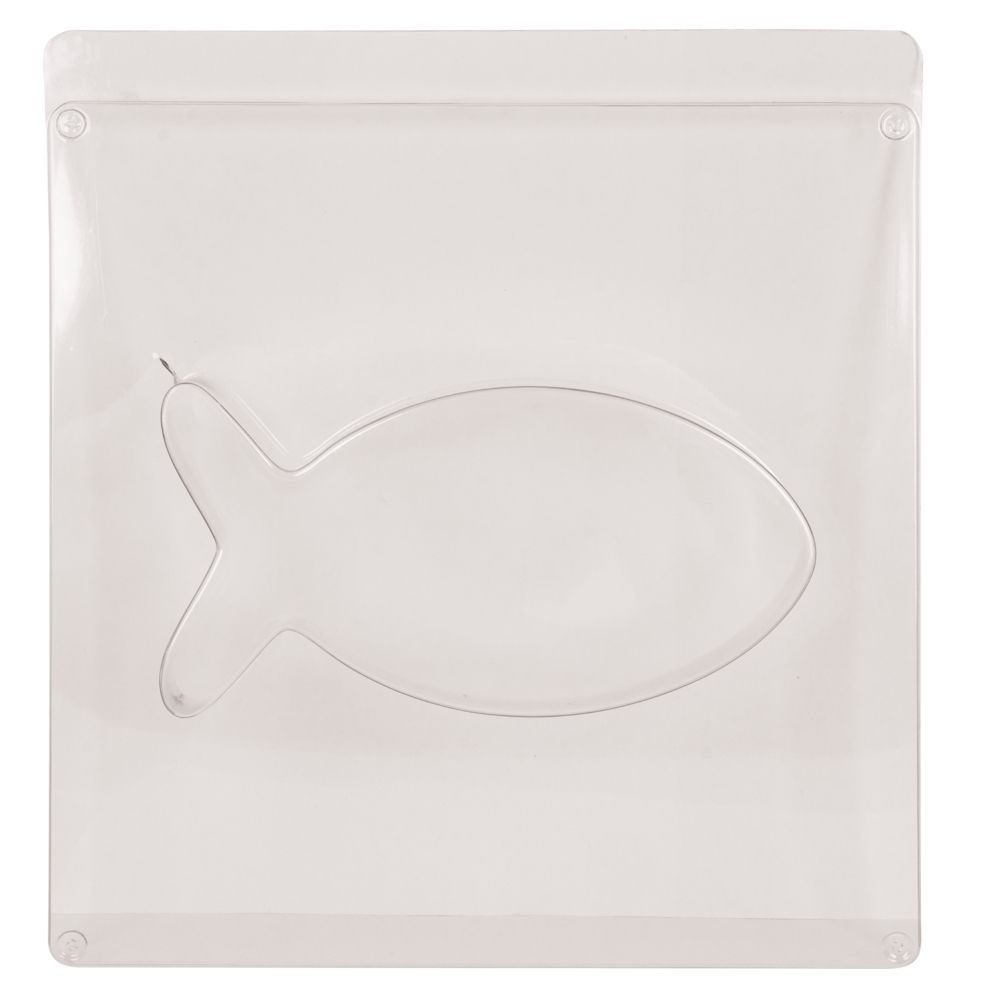 Gießform Fisch Kunststoff PET 19x9,8x4cm