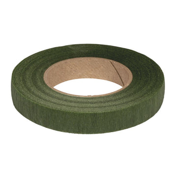 Flora-Kreppband dunkelgrün 13mm 1 Rolle/27,5m