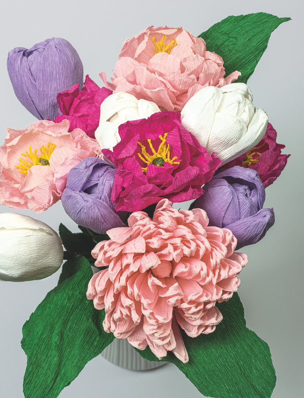 HEYDA Floristen-Krepp-Papier farbfest 128 g/m² 50x250cm / Rolle