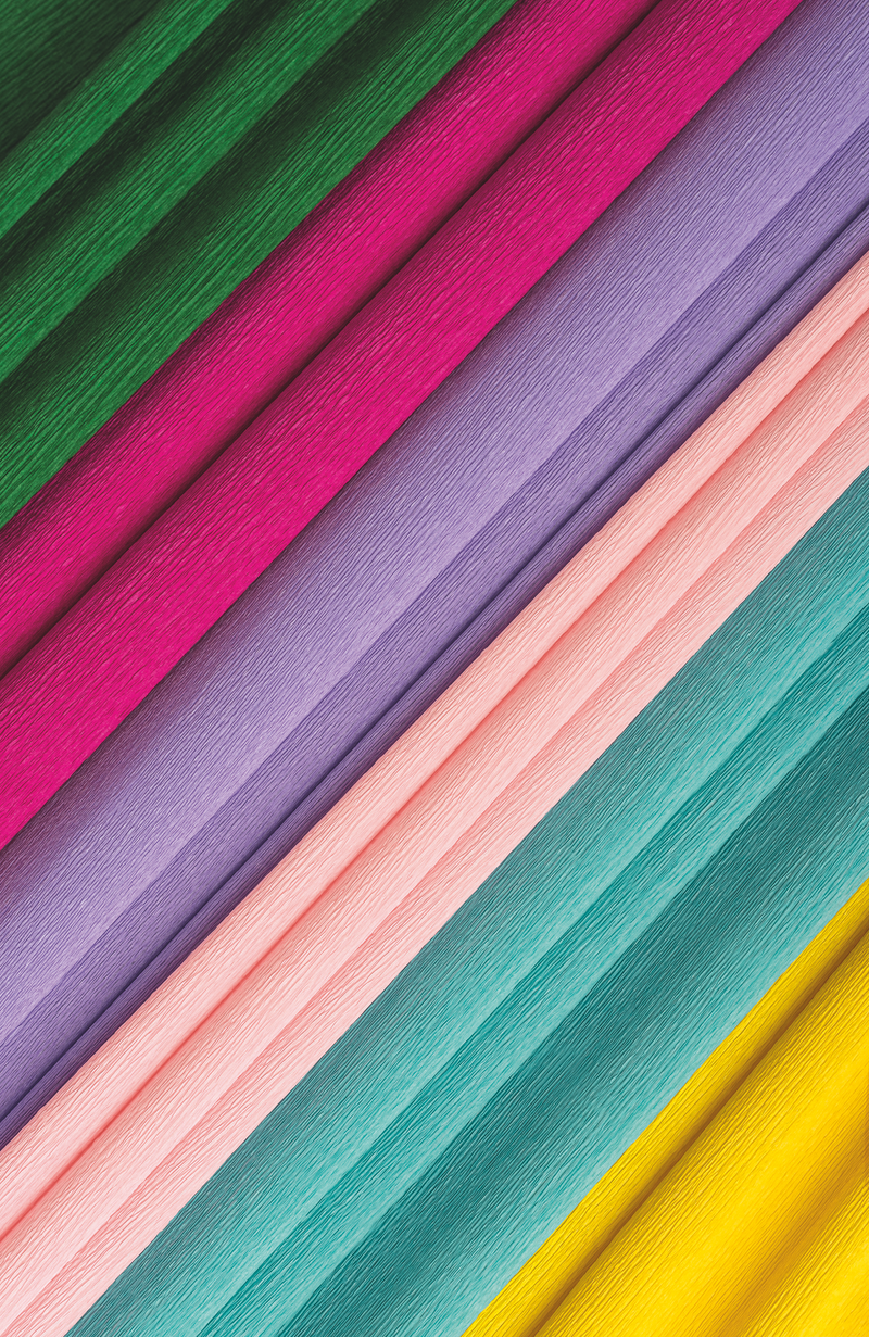 HEYDA Floristen-Krepp-Papier farbfest 128 g/m² 50x250cm / Rolle