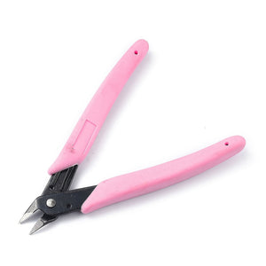 Flush Cutter Mini-Seitenschneider Schmuckzange rosa 12,8x4,3x1cm 1 Stück