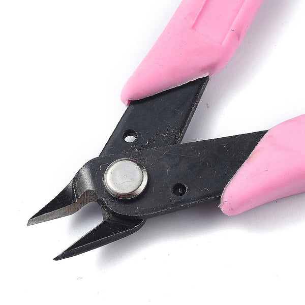 Flush Cutter Mini-Seitenschneider Schmuckzange rosa 12,8x4,3x1cm 1 Stück