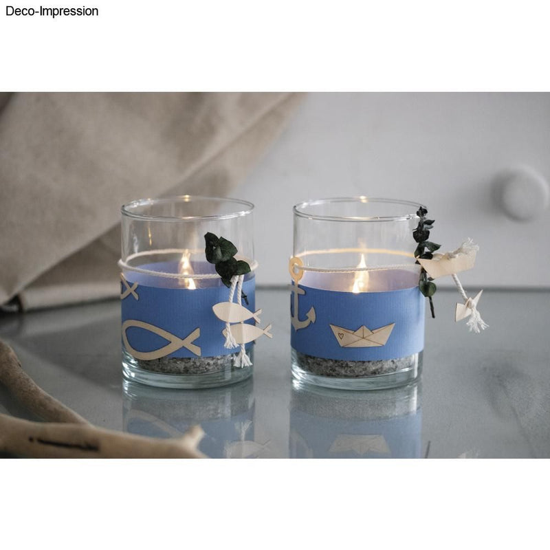 Furnierholz Fische natur 4-6cm Stärke 1mm 16 Stück