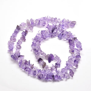 Amethyst Edelstein-Splitterkette 5-8mm 80cm/Strang