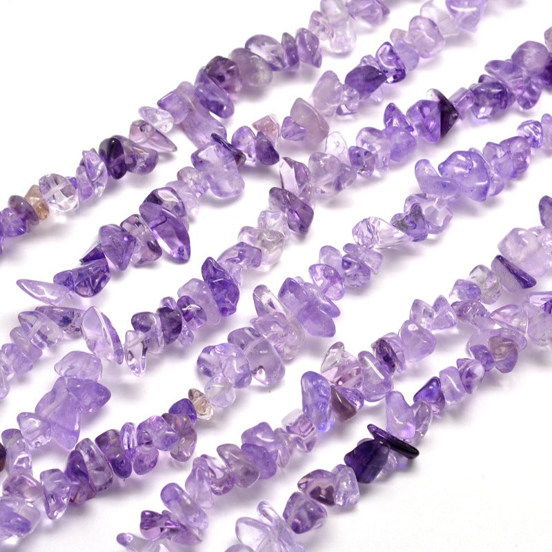 Amethyst Edelstein-Splitterkette 5-8mm 80cm/Strang