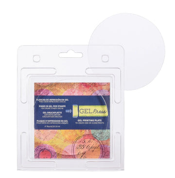 Gelpresse Gel Druckplatte Kreis ø10,16cm