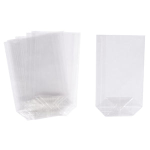 Geschenk-Bodenbeutel transparent unbedruckt 10 Stück - verschiedene Größen