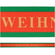 Geschenkband Fröhliche Weihnachten Rot/Gold/Grün 58 mm x 3 m