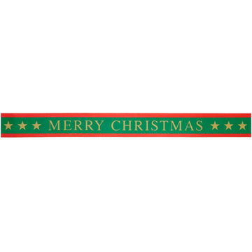Geschenkband Merry Christmas 58 mm x 3 m