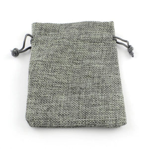 Jutesackerl mit Zugkordel, 13x18 cm, pro Stück Jutesack Jutebeutel Geschenkbeutel