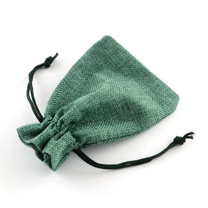 Jutesackerl mit Zugkordel, 13x18 cm, pro Stück Jutesack Jutebeutel Geschenkbeutel